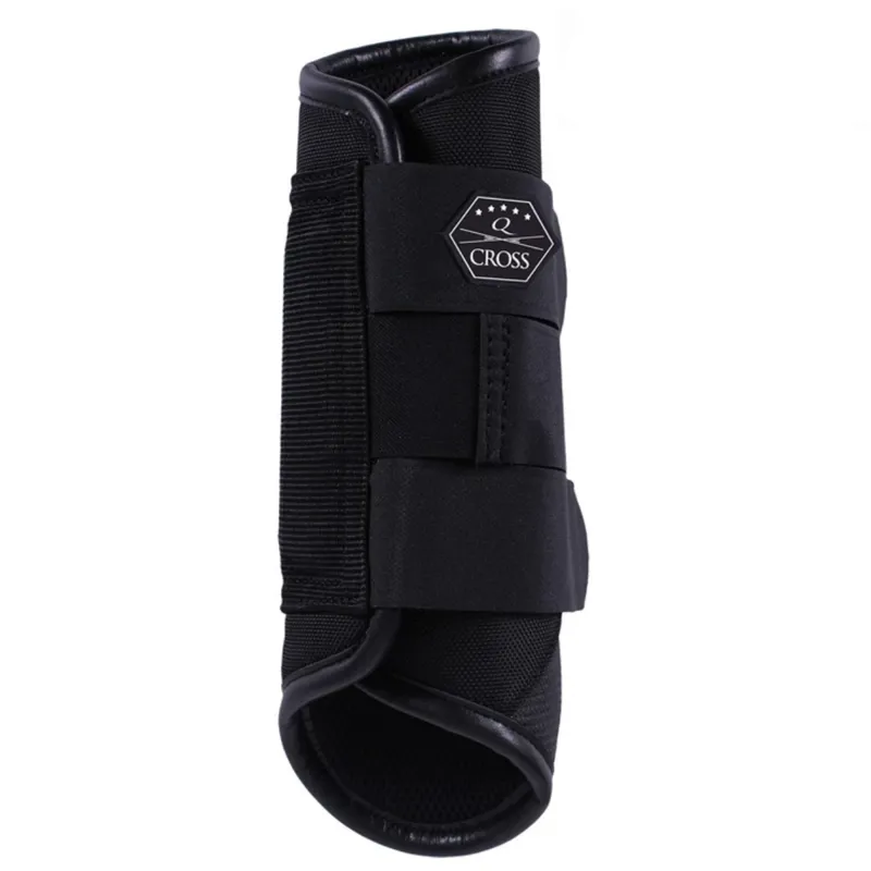 QHP Technical Hind Eventing Boots - Black